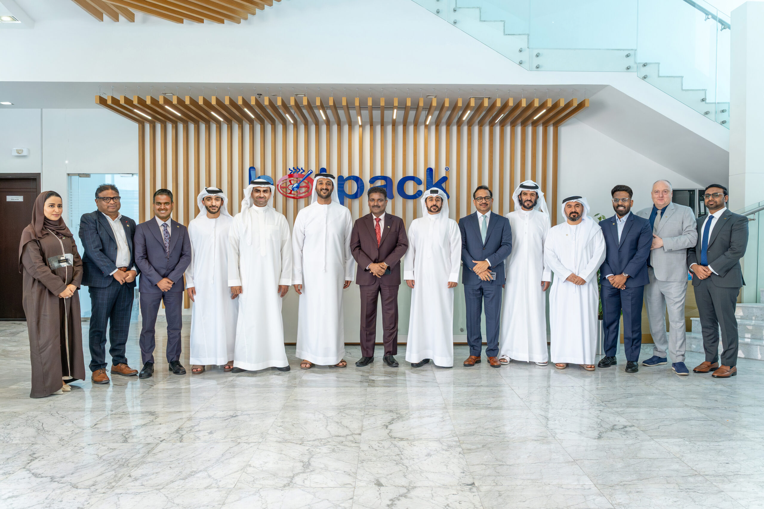 Hotpack welcomes UAE Minister of Economy and Tourism HE Abdulla bin Touq AlMarri to its NIP plant